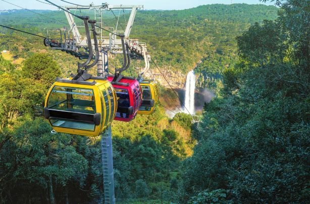 Air cable cars Da Serra Parks