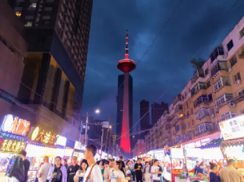 Color TV Tower Night Market