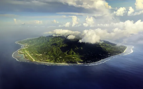 Flug nach Rarotonga