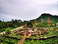 A tropical garden and cultural village