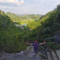 Beautiful sunset point near Yangshuo