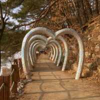 산속의 커다란 우물 같은 ‘산정호수’