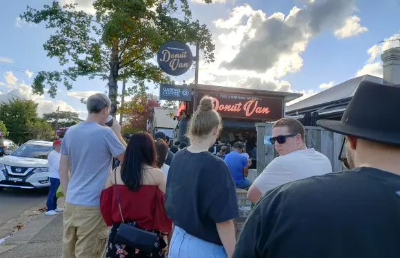 Famous Berry Donut Van