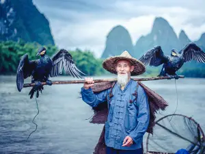 Bamboo Rafting on the Li River in Xingping