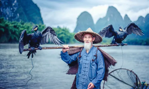 Bamboo Rafting on the Li River in Xingping
