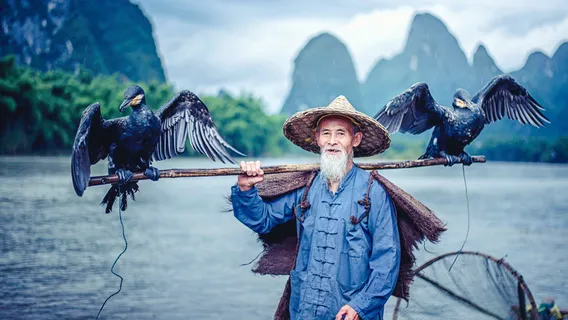 Bamboo Rafting on the Li River in Xingping