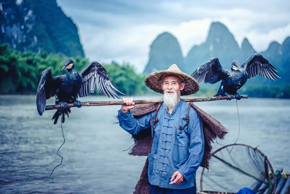 1_Bamboo rafting on the Li River in Xingping