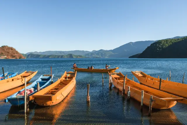 Lugu Lake Zhucao (Pig Trough) Boat Experience