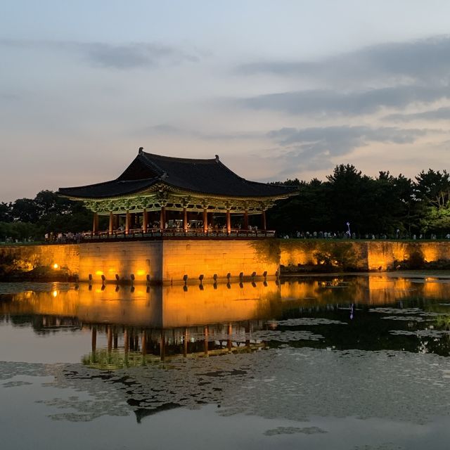 노을질때 가기좋은 경주 동궁과월지