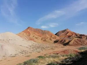 Colorful Danxia Scenic Area - Colorful Fairy Viewing Platform (Sleeping Beauty)
