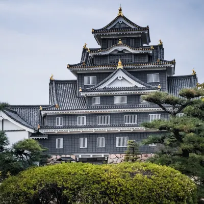 Flug Okayama Färöer