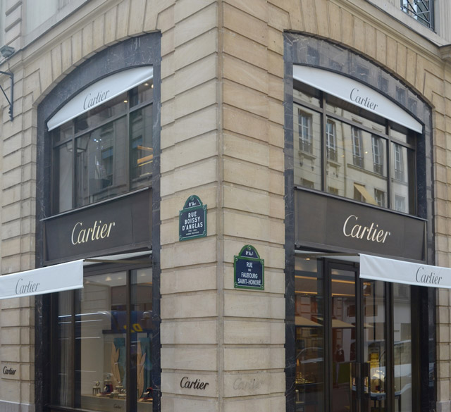 Shopping itineraries in Cartier(France 17 rue du Faubourg Saint
