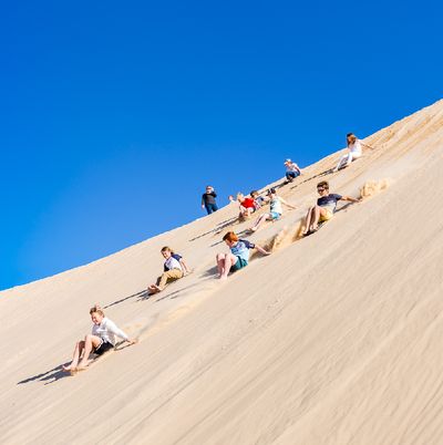 4WD Tours R US Sandboarding