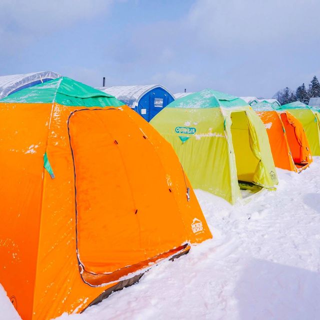 ตกปลาใต้น้ำแข็ง (Ice Fishing) ที่ฮอกไกโด