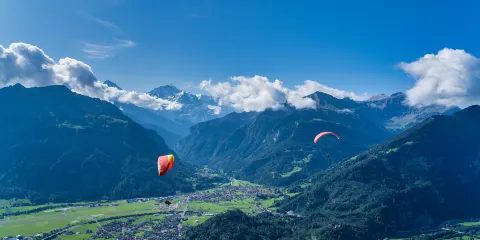 Paragliding Interlaken GmbH因特拉肯滑翔傘體驗- 固定時段大小同價