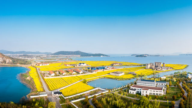 Xishan Island in the Taihu Lake