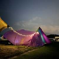 Camping by the sea