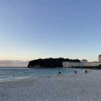 【和歌山】夕陽と白浜が美しい海