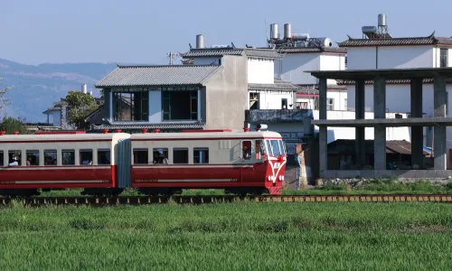喜洲麦畑ミニ列車