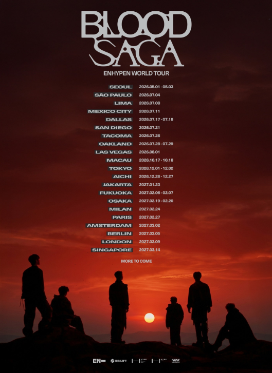 中國澳門 · ENHYPEN 2026《BLOOD SAGA》世界巡演 | 銀河綜藝館