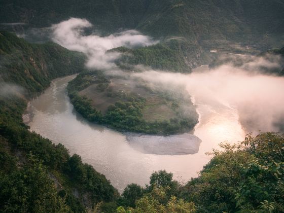 The First Bend of Nujiang River