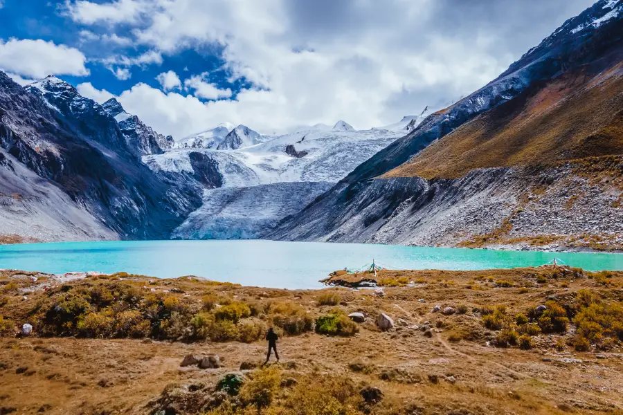 Glacier in Bujia Snow Mountain