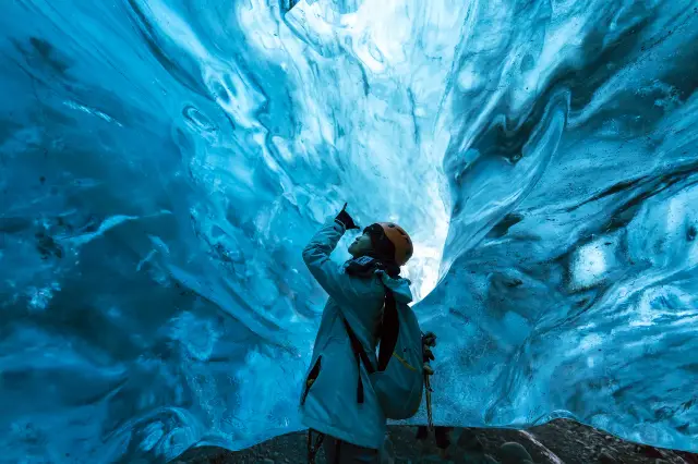 Ice Cave Exploration in Iceland