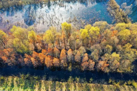 미산호(웨이샨후) 관광지