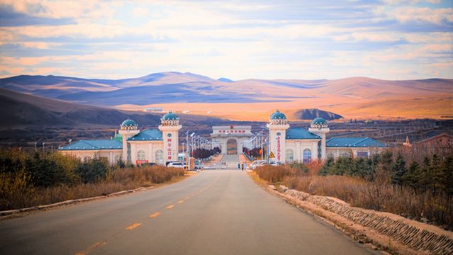 아얼산 항구 관광지