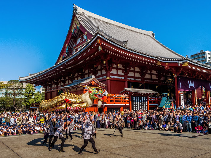 Asakusa Temple Golden Dragon Dance Festival | Tokyo