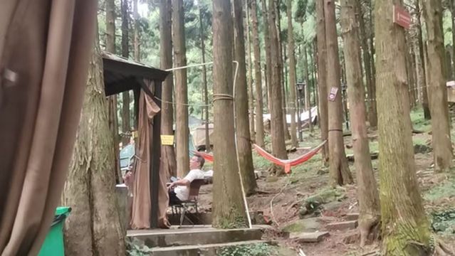 Pingtian Mountain National Forest Park Pingtian Mountain Tea Garden Camping Base