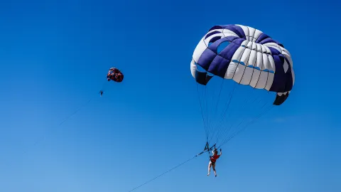Parachuting in Anji attraction in Anji