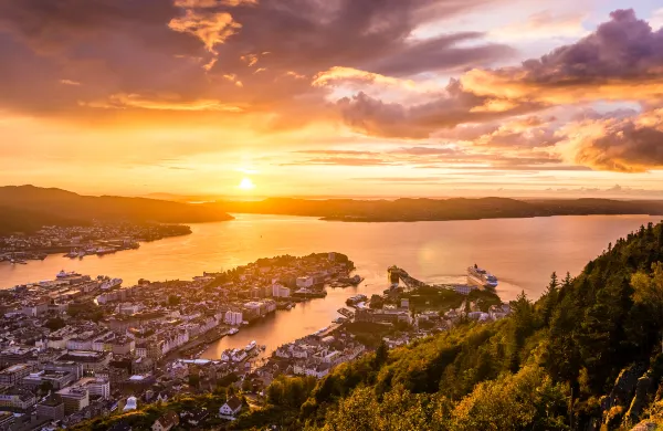 Flights from Copenhagen to Bergen