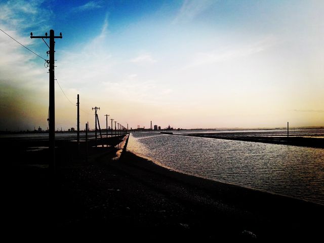 日本のウユニ塩湖。江川海岸。