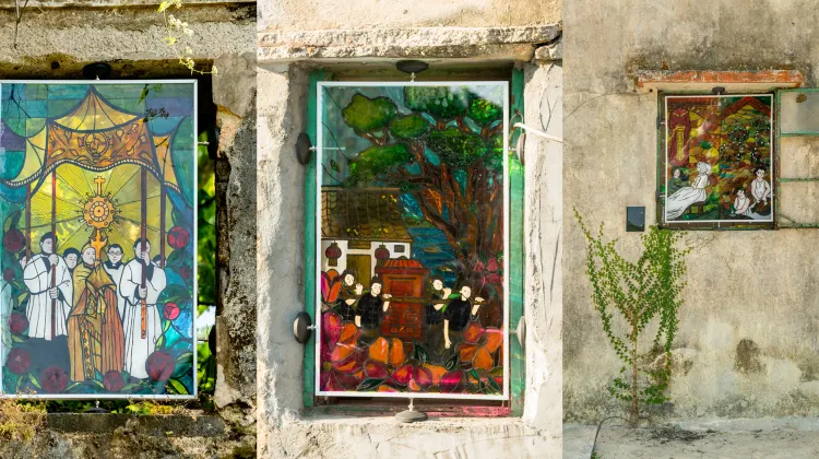 《鹽田梓.鄉情》玻璃彩繪