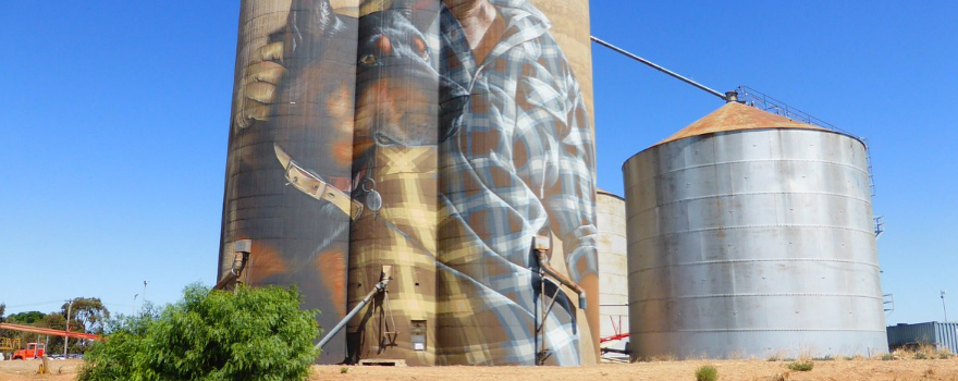 Nullawil Silo Art