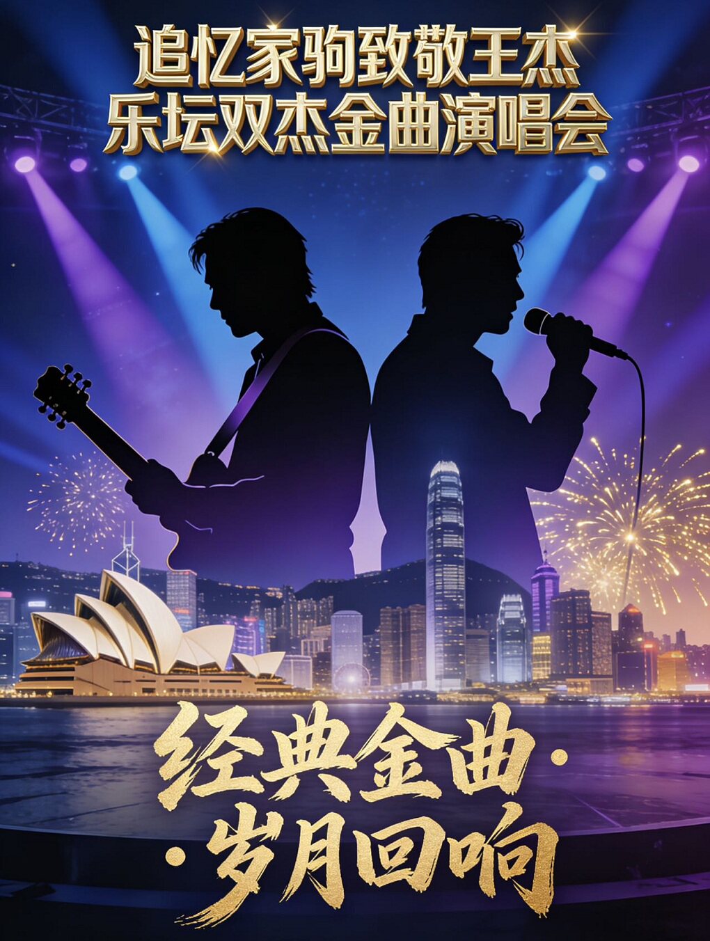 嘉興 · 《追憶家駒致敬王傑》樂壇雙傑金曲演唱會 | 536藝術空間（中山電影院）