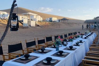 阿拉善左旗腾格里沙漠北栈营地·餐厅