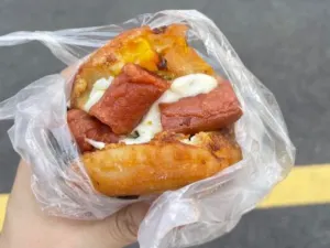 清叶鸡蛋汉堡