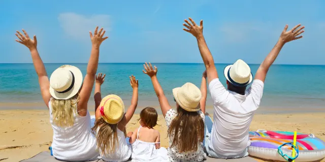 Des vacances en famille à la plage est toujours une bonne idée