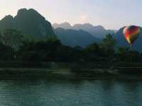 Hiking and rock climbing in Vang Vieng 