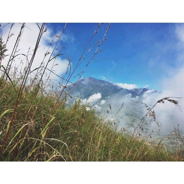 Trekking up Pergasingan Hill