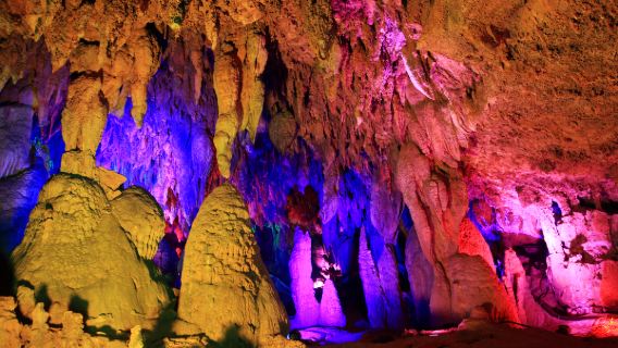 Gua Jiuxiang + Itik Panggang Yiliang + Lawatan Peribadi Hutan Batu untuk Pelancong Asing