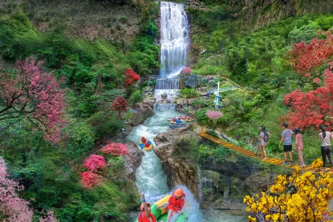 Qingyuan Bijiashan Canyon Drifting