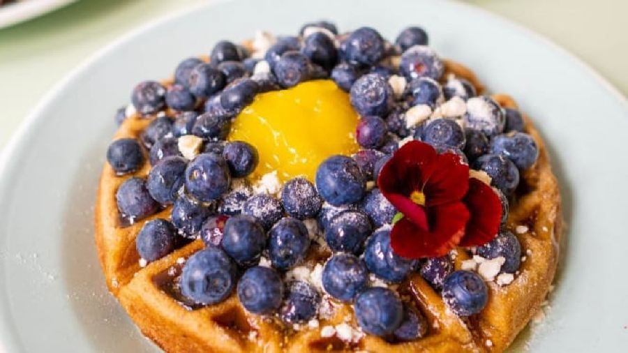 Heart-Garden Waffles & Coffee