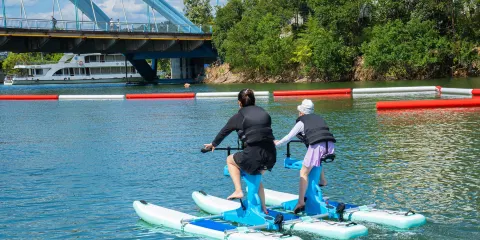 千島湖水上單車