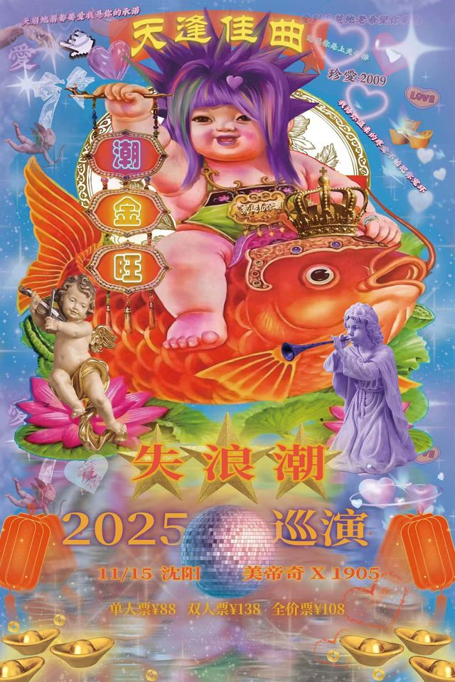 瀋陽 · 失浪潮2025《天逢佳曲·潮金旺》巡演 | 美帝奇×1905音樂現場