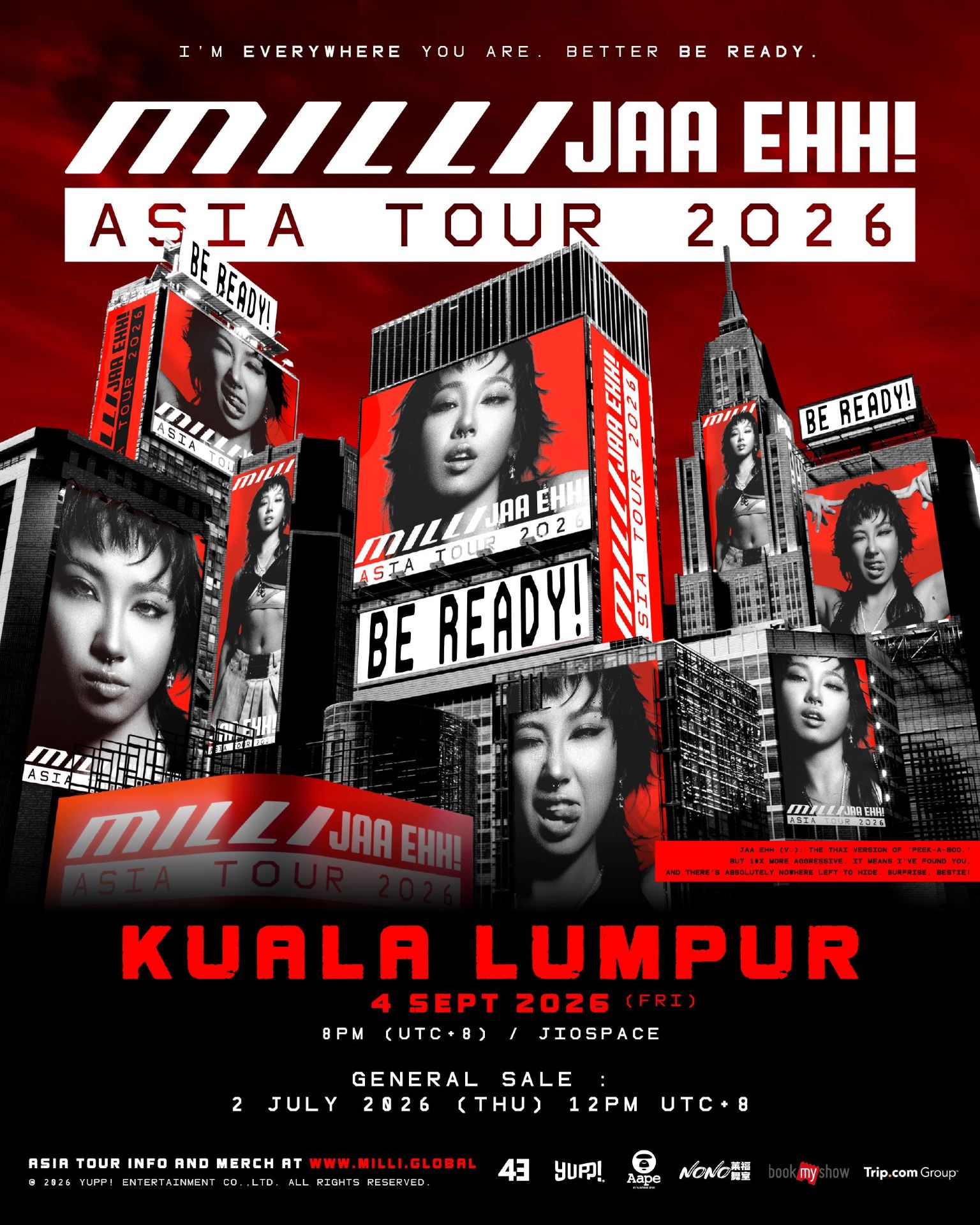 Kuala Lumpur | MILLI JAA EHH! ASIA TOUR 2026 - KUALA LUMPUR | JioSpace