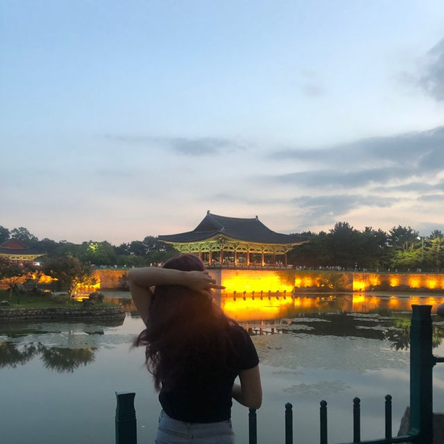 노을질때 가기좋은 경주 동궁과월지