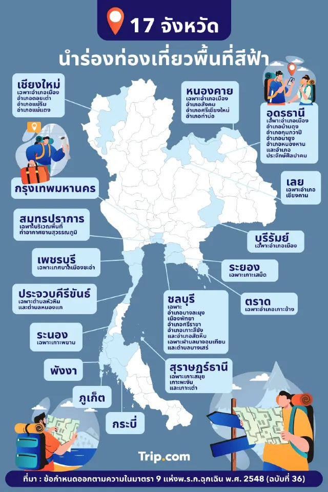 เปิดลายแทง เปิดประเทศ แผนเที่ยว 17 จังหวัดนำร่อง